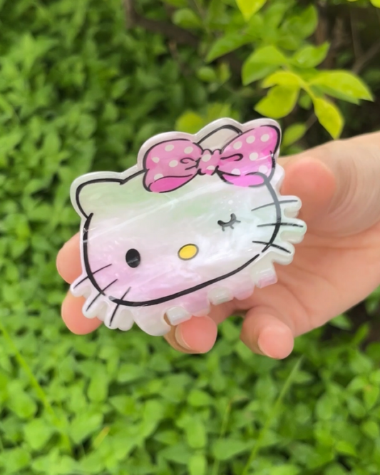Hello kitty face claw